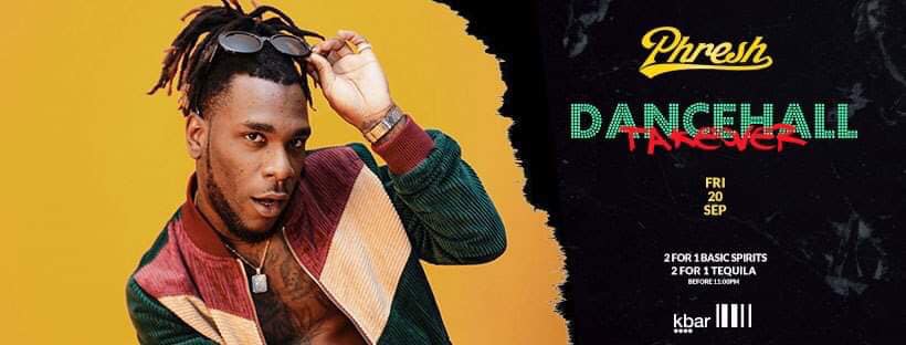 Dancehall Takeover Sept 20th