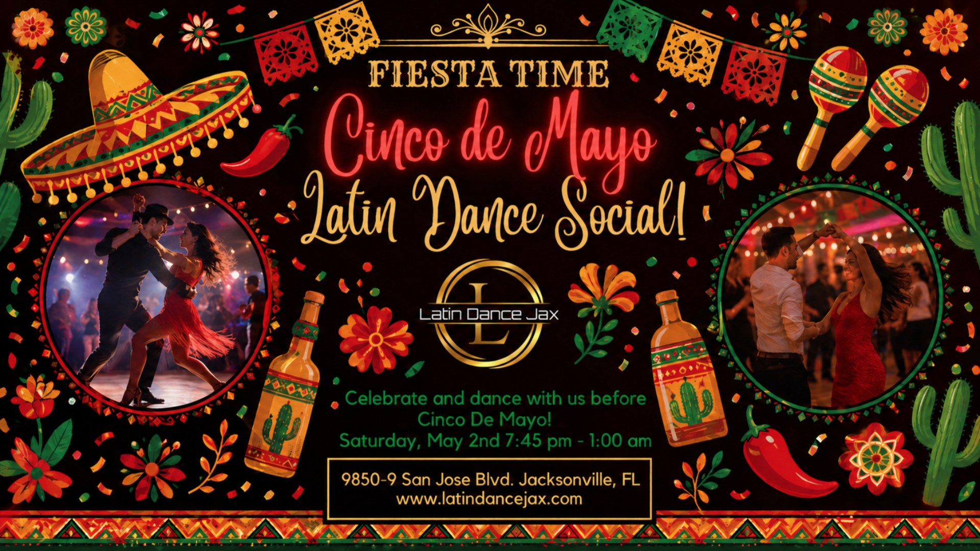 Early Cinco De Mayo Latin Dance Social - LDJ