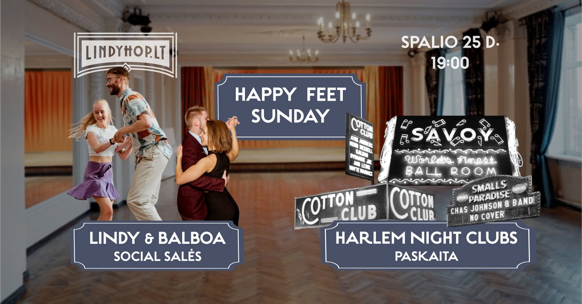Happy Feet Sunday Harlem Night Clubs: paskaita