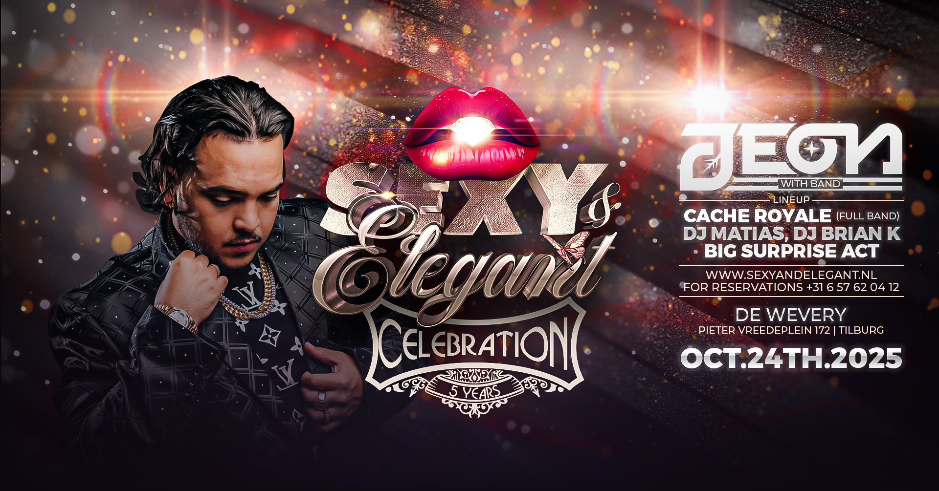 Sexy & Elegant: 5 Years Celebration invites JEON