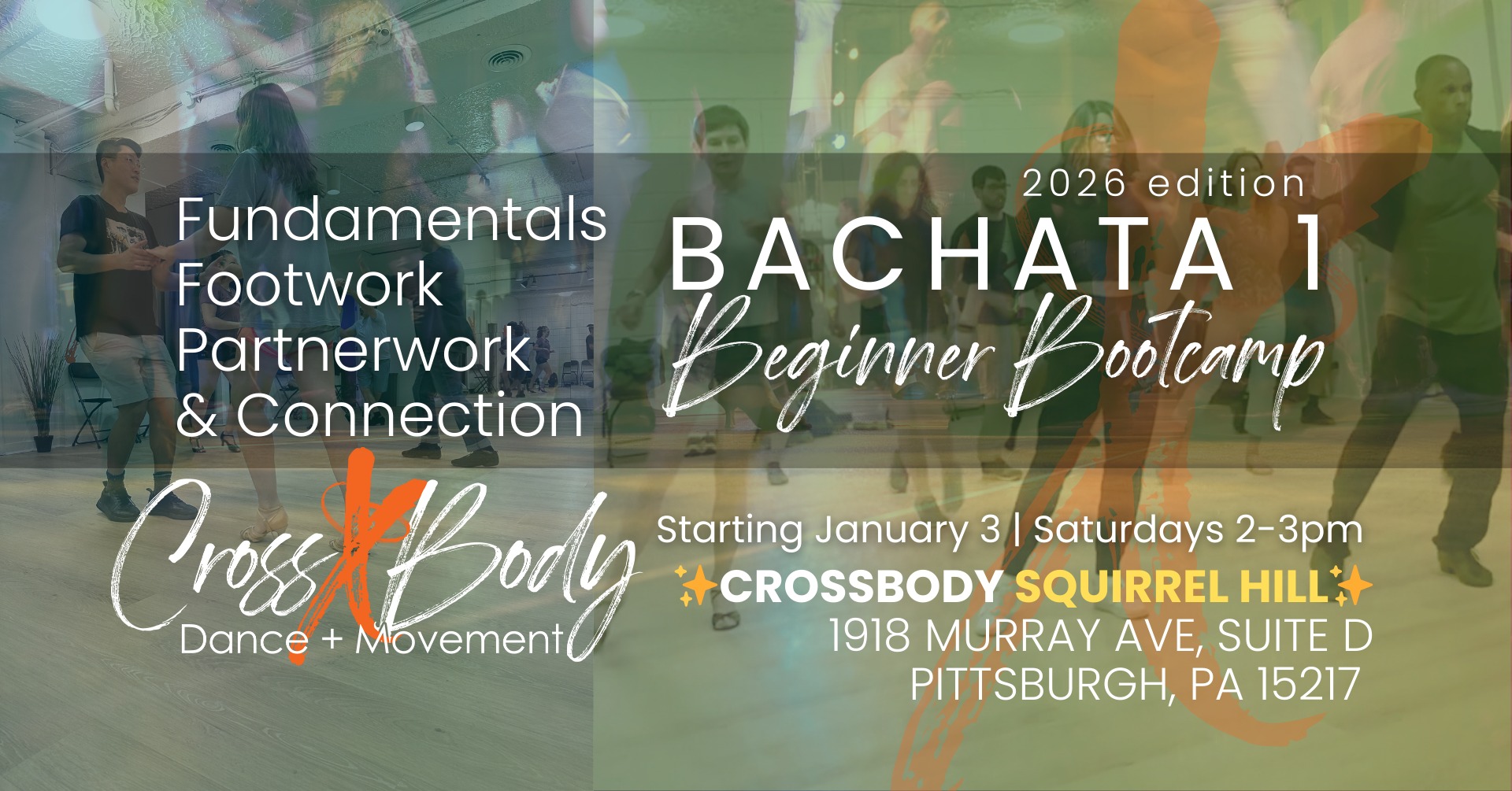 Bachata 1 Intro Beginner Bootcamp with Santiago
