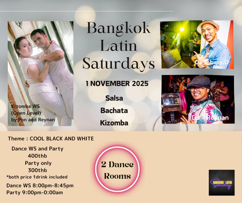BANGKOK LATIN SATURDAYS 1st November