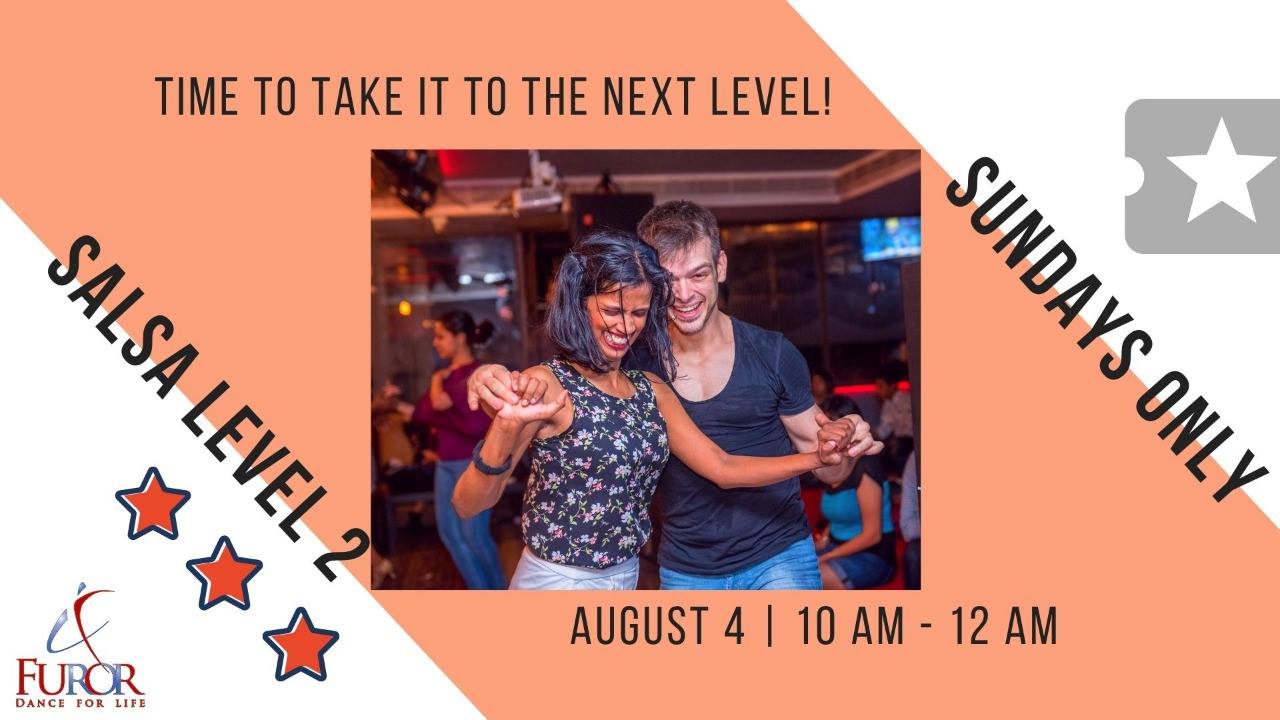 Salsa Level 2 Weekend Course - 4 August 2019