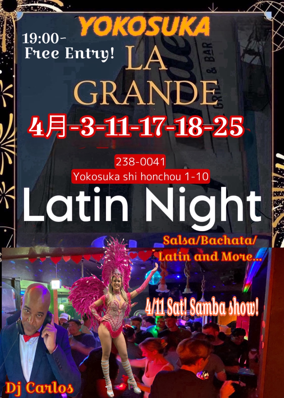 YOKOSUKA LATÍN NIGHT💎! Free Entry!