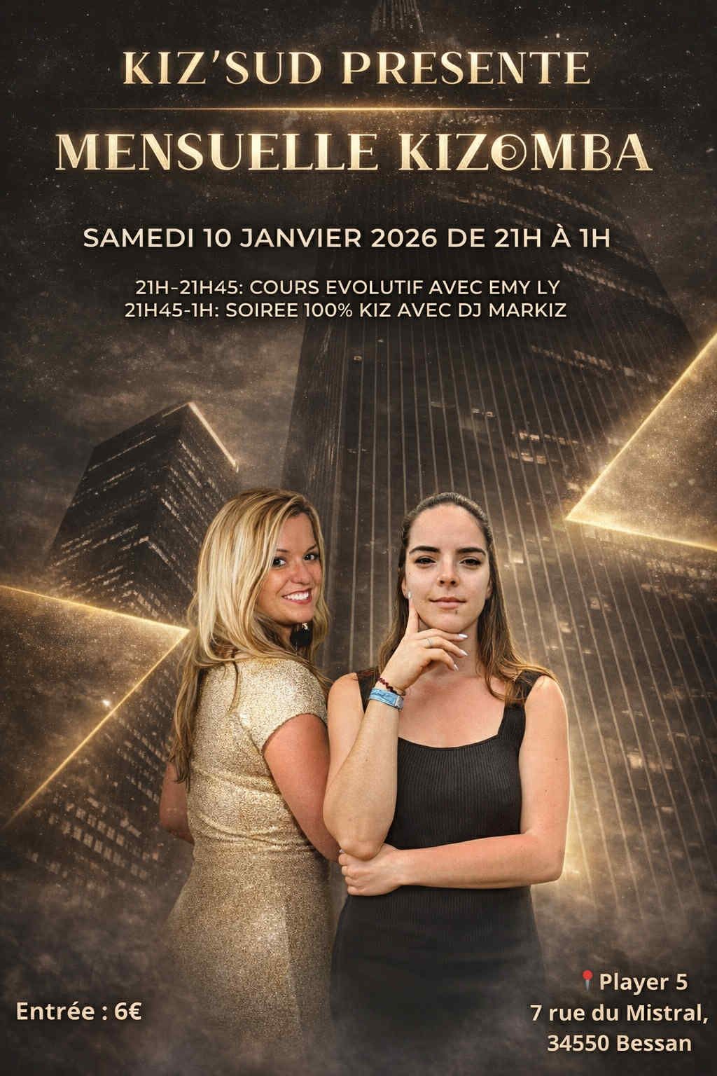 mensuelles kizomba BESSAN