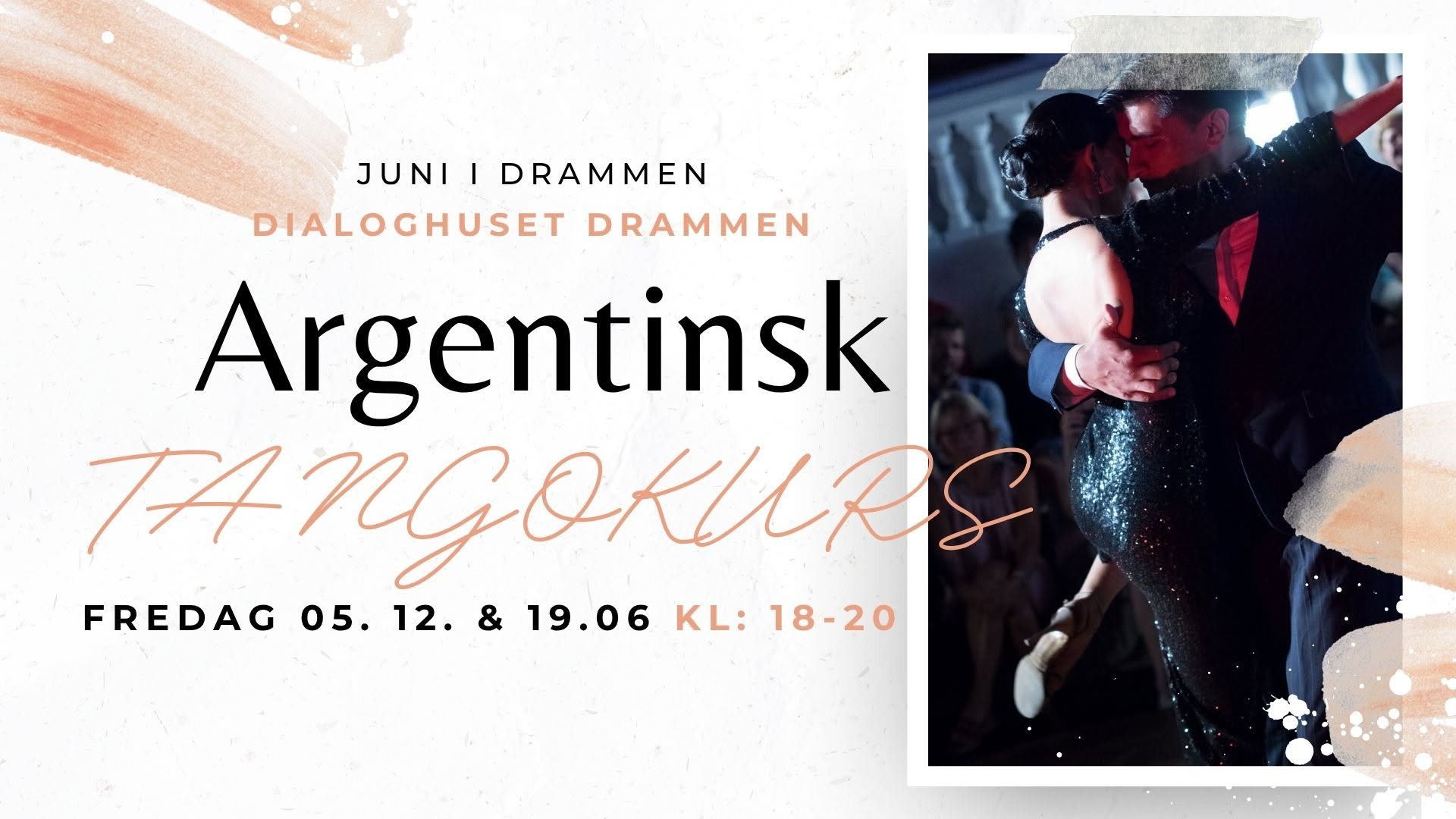 Drop-in Kurs i Argentinsk Tango i Drammen! med Diego