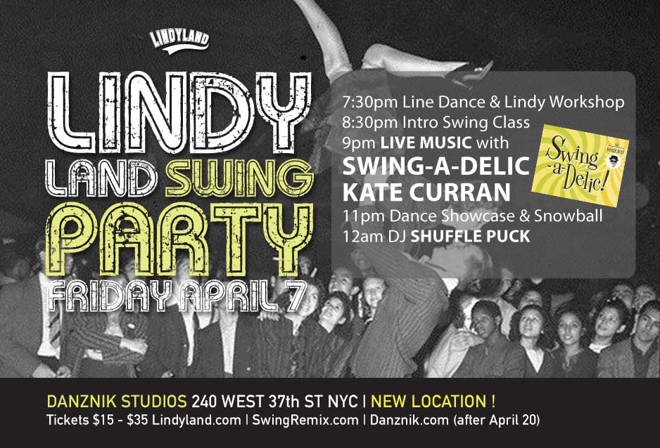 LINDYLAND Swing Party April 7