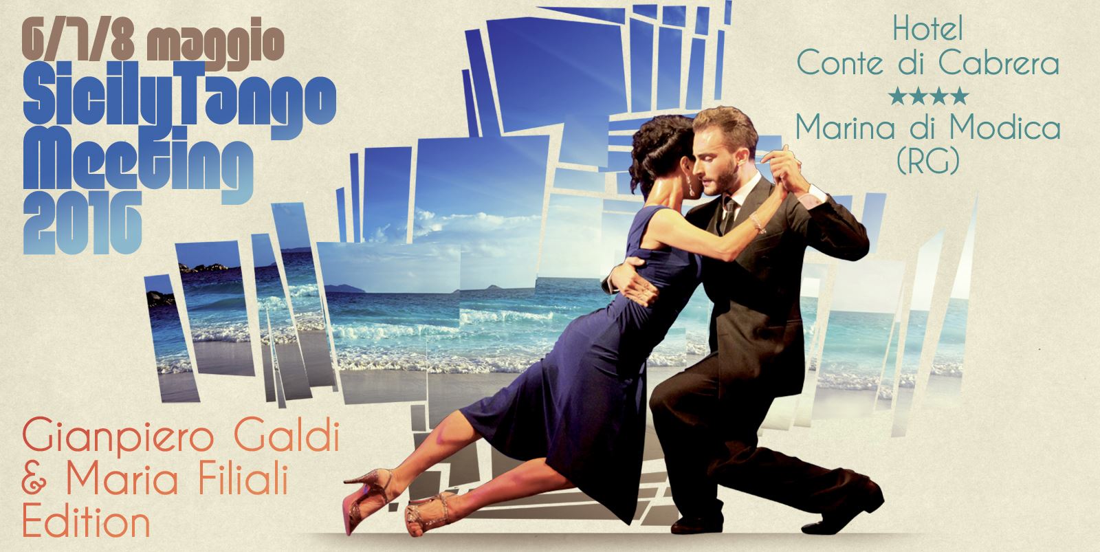 Sicily Tango Meeting 2016 - con Maria Filali & Gianpiero Galdi - Hotel Club Conte di Cabrera 6 7 8 maggio