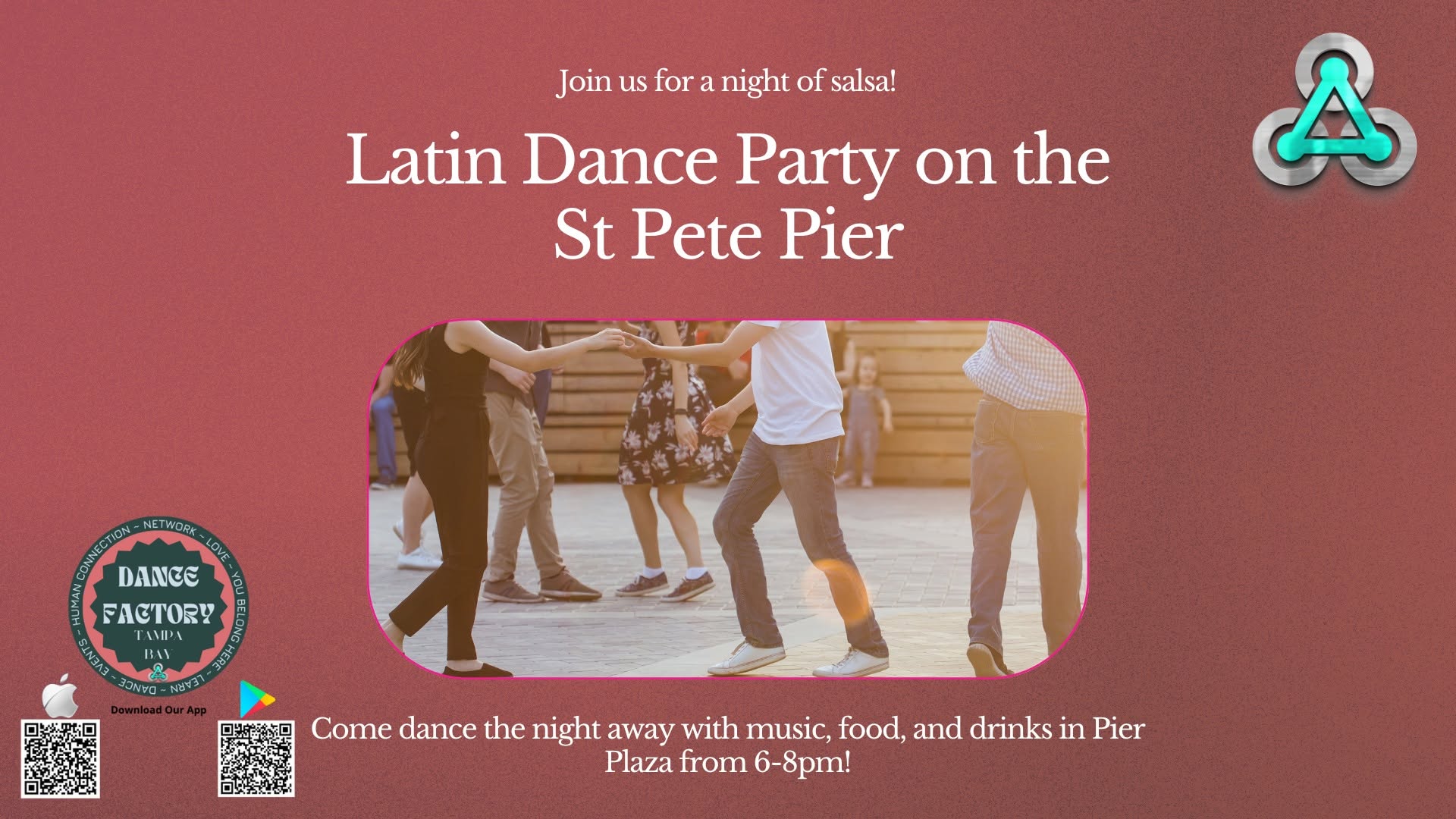 Latin Dance Class & St Pete Pier Salsa Dance Party!