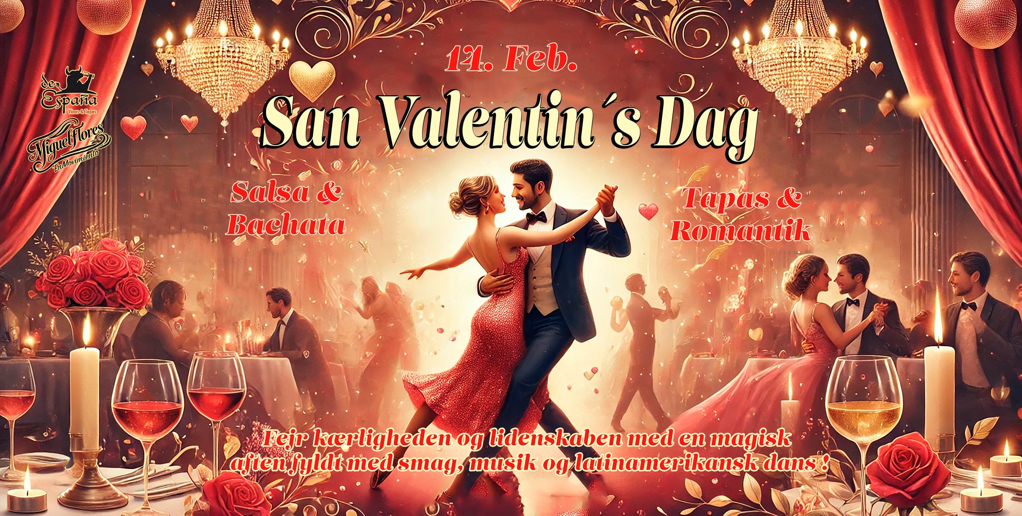 Salsa, Tapas & San Valentin
