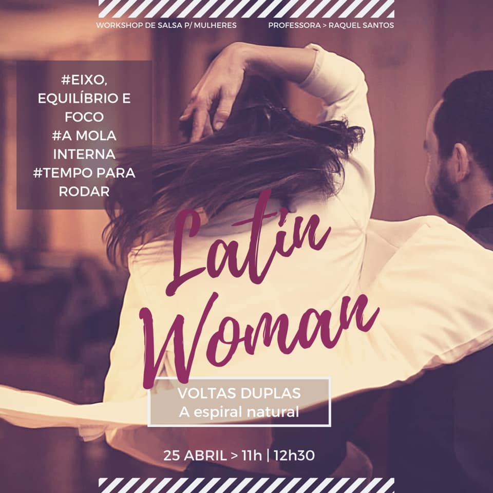 Workshop Online - Latin Woman: Voltas Duplas A espiral natural