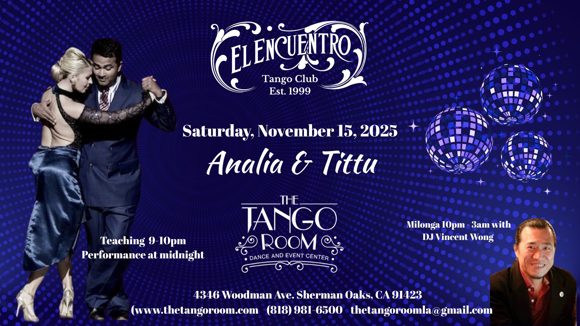 CENTERPIECE NIGHT with ANALIA & TITTU at EL ENCUENTRO