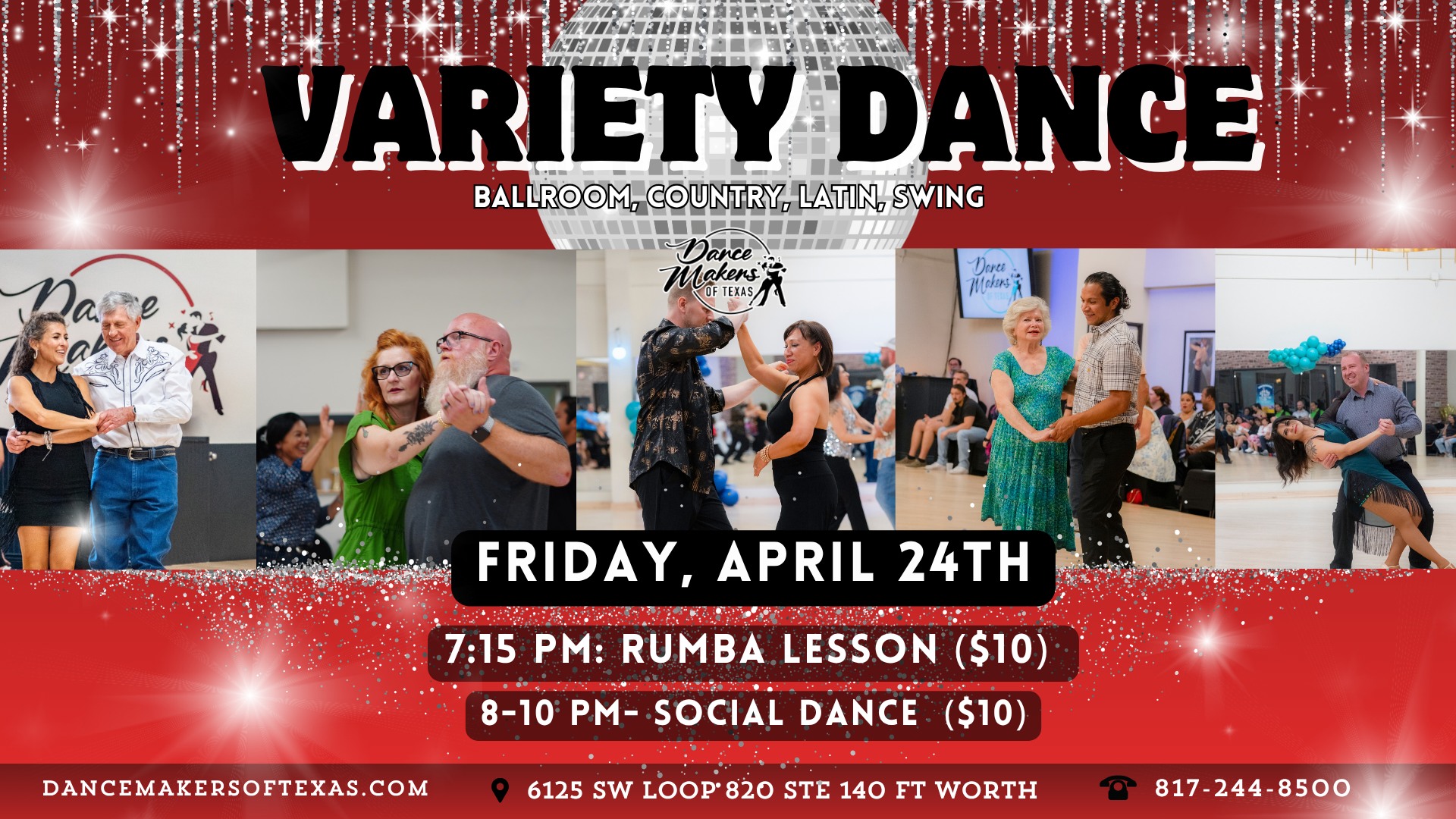 Variety Dance Party - April 24th (Rumba)