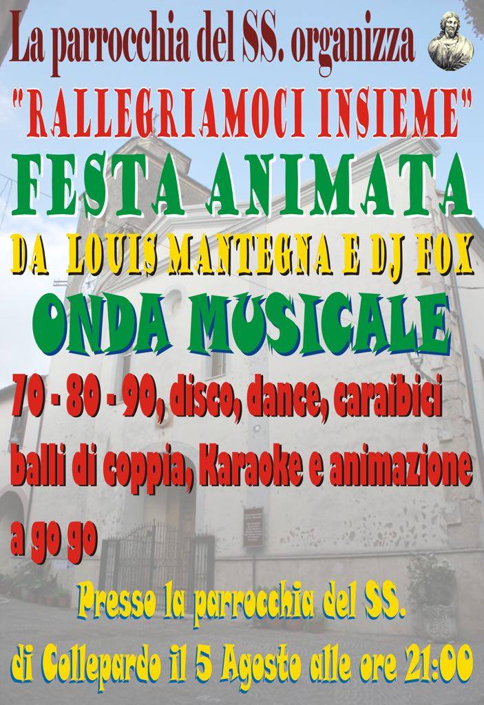 Rallegriamoci Insieme In Piazza (parrocchia ss di collepardo Fr)