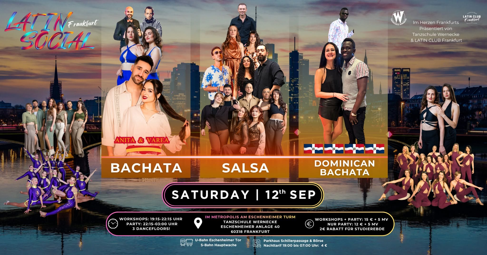 ★ LATIN SOCIAL Frankfurt ★ Bachata, Salsa & Dominican Bachata!