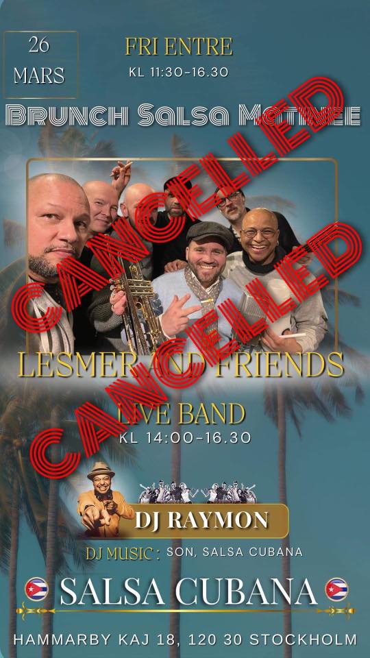 Brunch Salsa Matinee CANCELED SORRY 😢