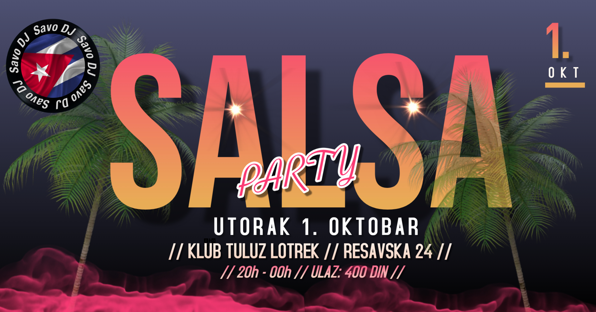 Salsa Tuesday Party by Savo DJ New Renovated Space!!!