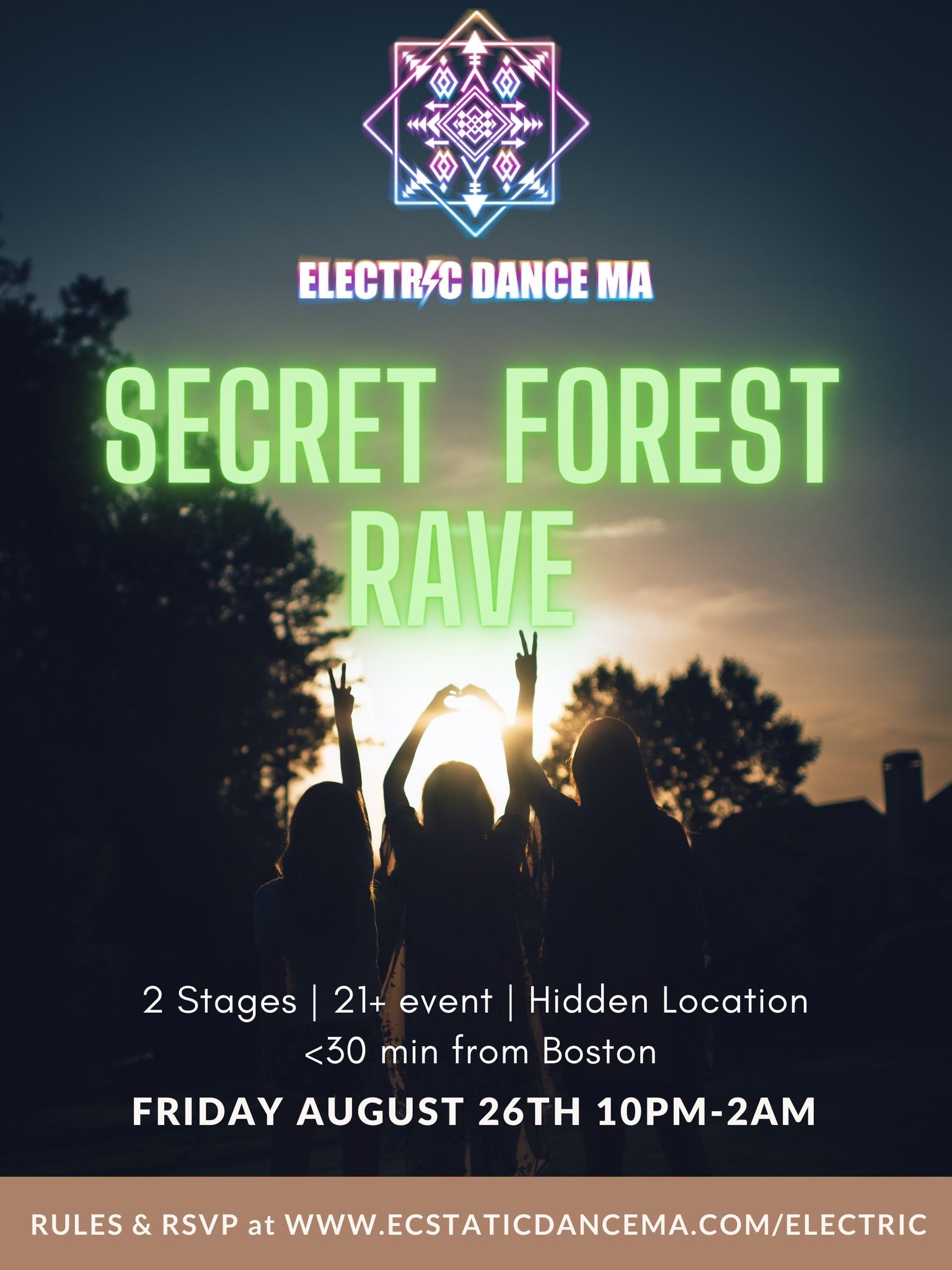 Boston Underground Forest Rave
