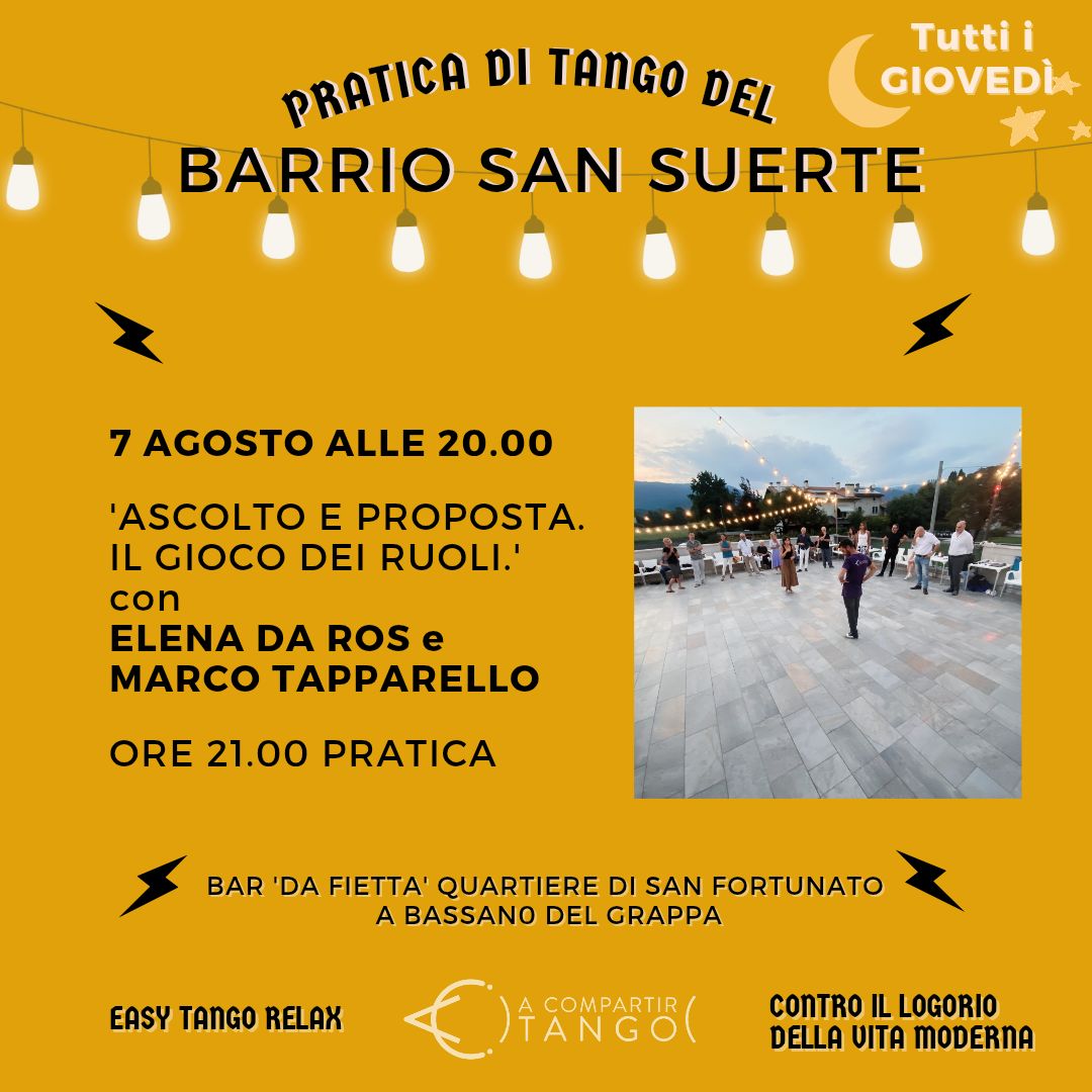 Pratica del BARRIO SAN SUERTE con ELENA DA ROS e MARCO TAPPARELLO