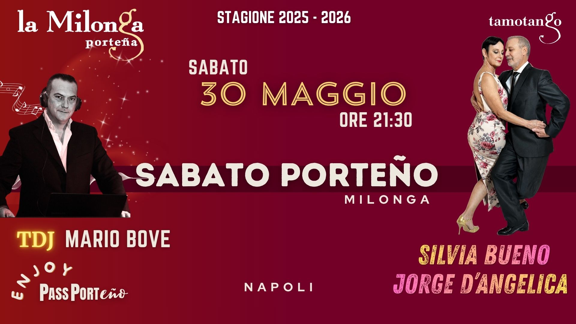 Sabato Porteรฑo - TDJ Mario Bove