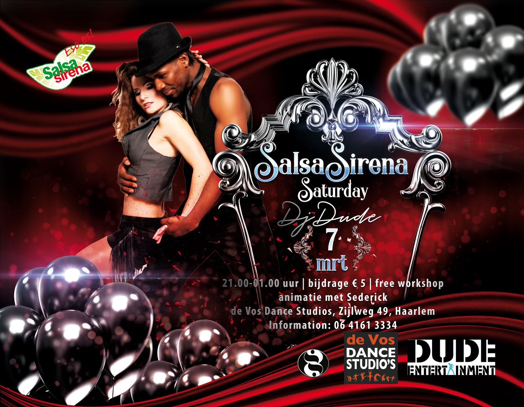 Salsa Sirena Saturday in Haarlem met DJ Dude