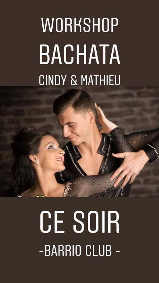 Stage intensif Salsa Bachata + pratique par Cindy et Matthieu