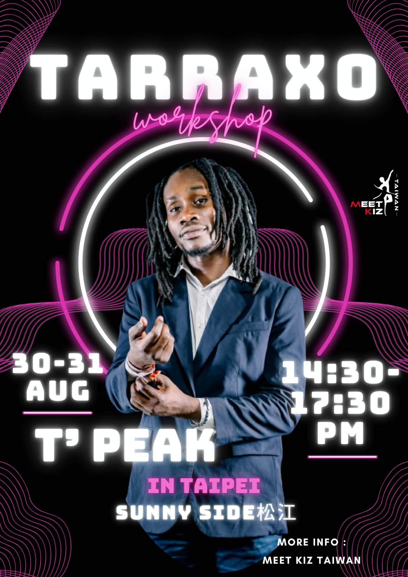 Tarraxo大師課8月份重磅回歸- T'PEAK in Taipei