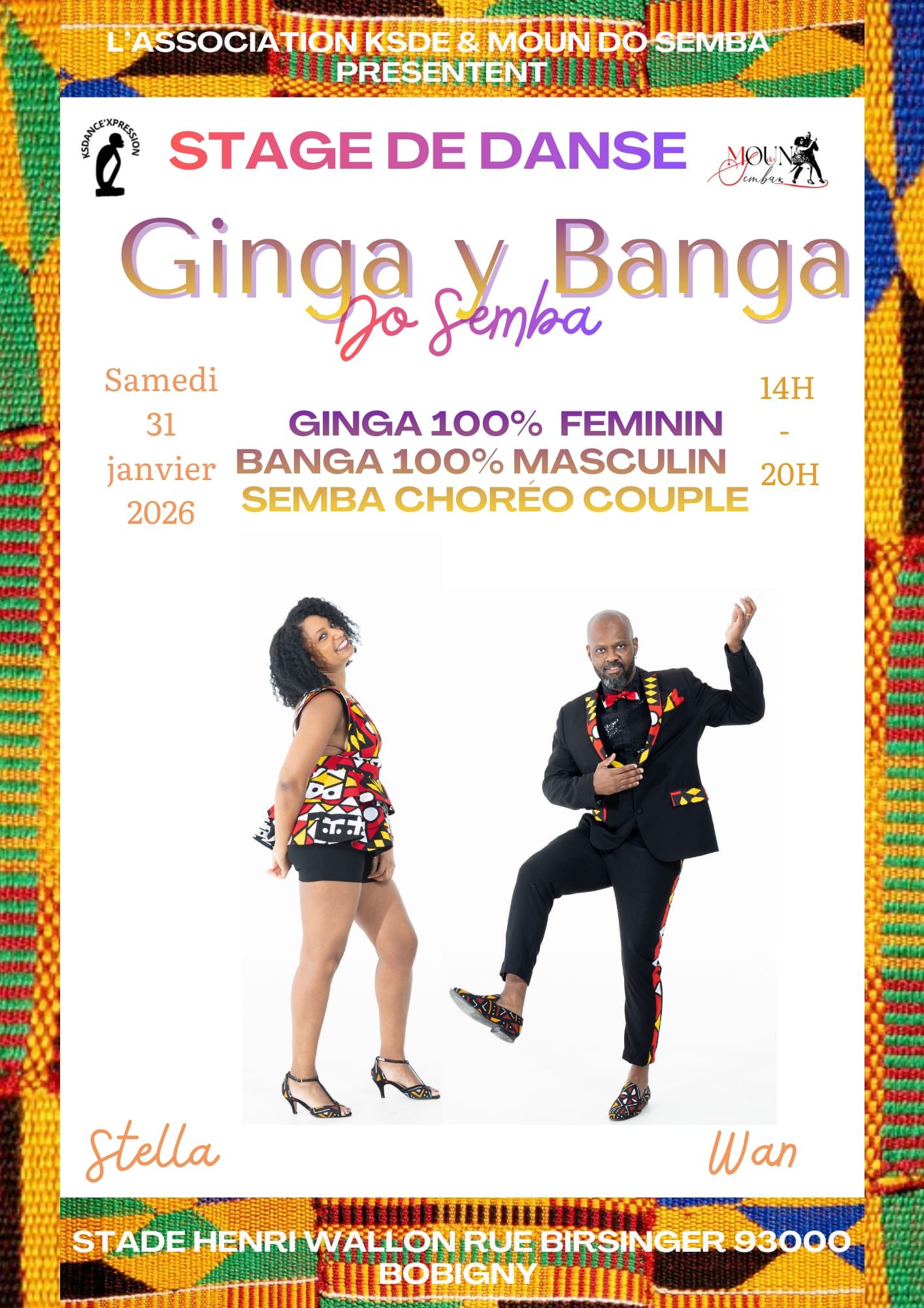 Stage de Danse " GINGA Y BANGA DO SEMBA"