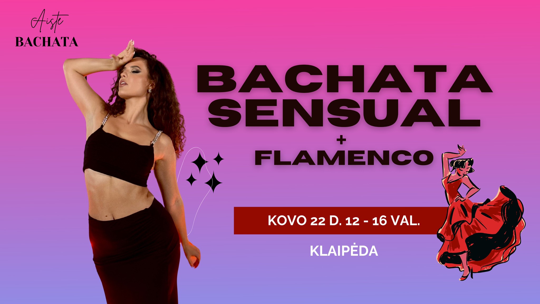 BACHATA SENSUAL WORKSHOP w Aiste Bachata KLAIPĖDA