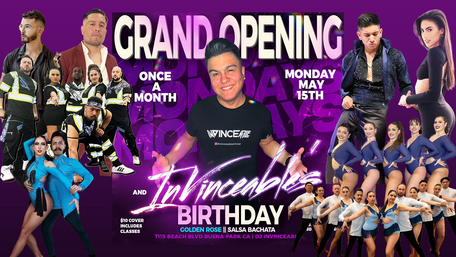 Grand Opening Mondays InVINCEable Birthday