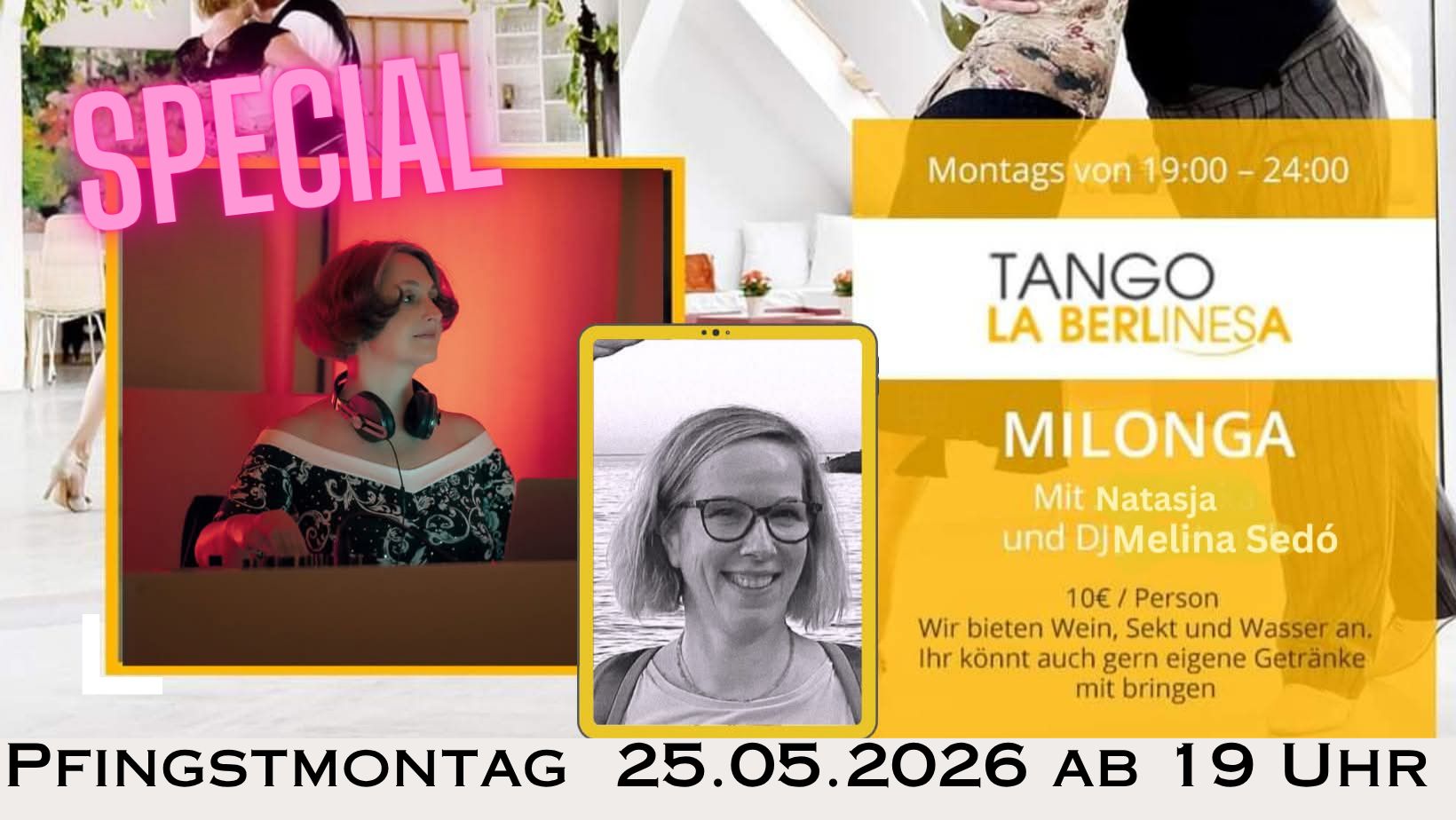 Pfingstmontag Rooftop Milonga La Berlinesa Berlin Melina Sedó