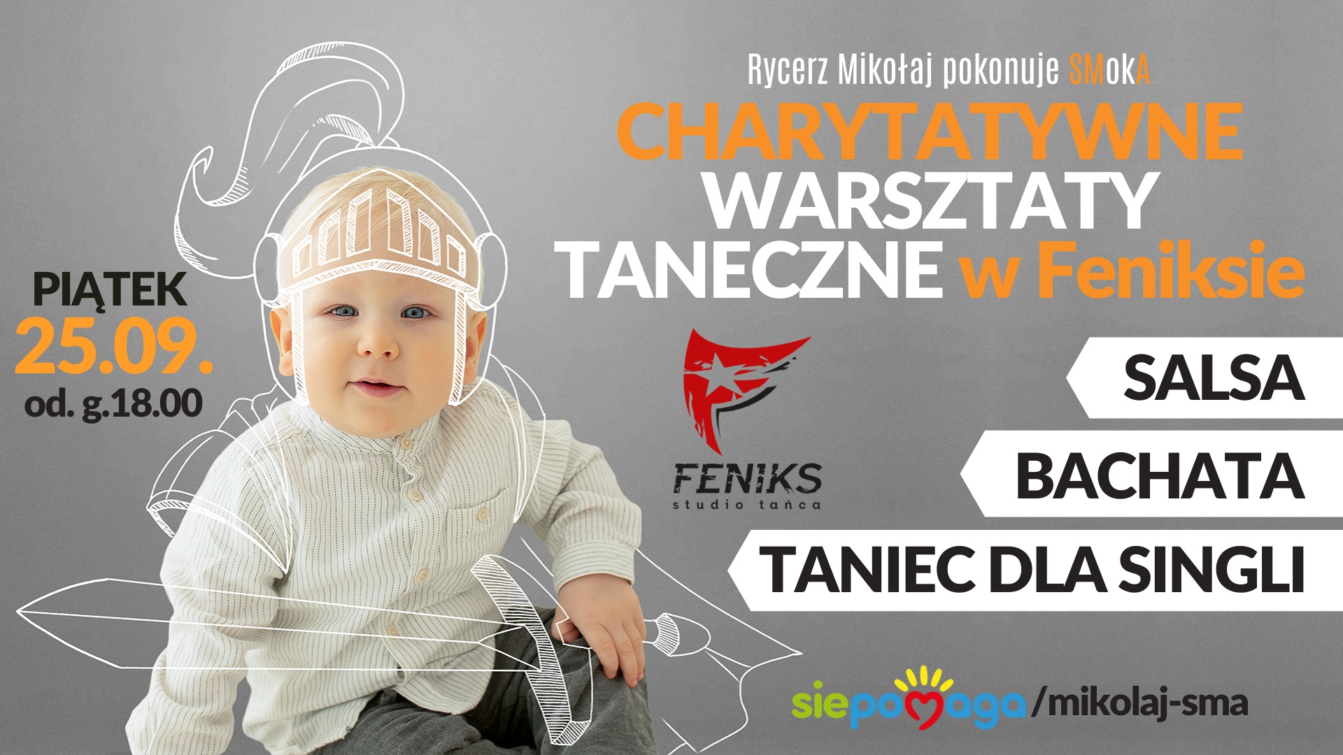 Charytatywne warsztaty taneczne w Feniksie dla Mikołaja