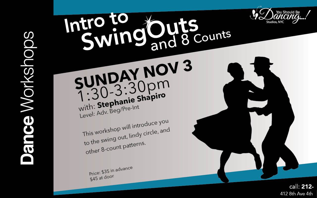 Intro to Swing Outs & 8 Counts with Stephanie Shapiro
