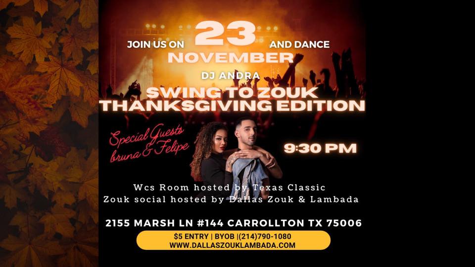 Swing to Zouk Social @ 2155
