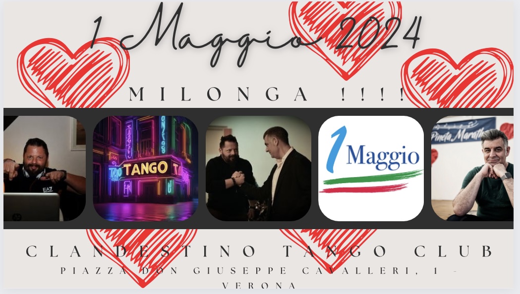 1 Maggio….MILONGA ! ! ! !