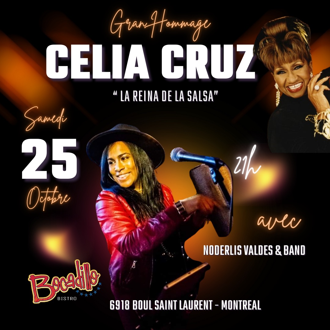 Hommage Celia Cruz Noderlis Valdés
