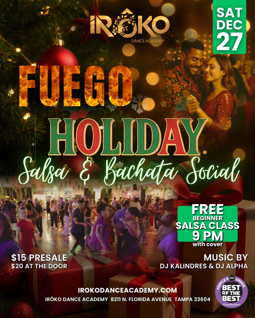IRÔKO Fuego Holiday Latin Night