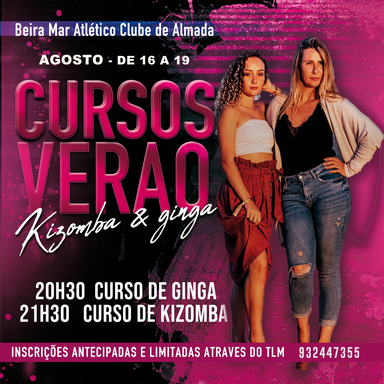 Cursos de Verão- Kizomba & Ginga