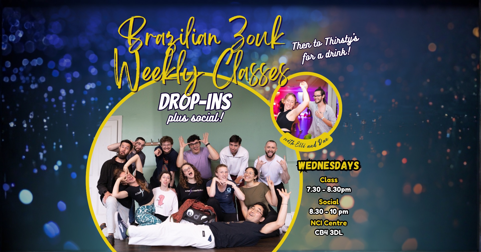 Brazilian Zouk Weekly Drop-in Classes
