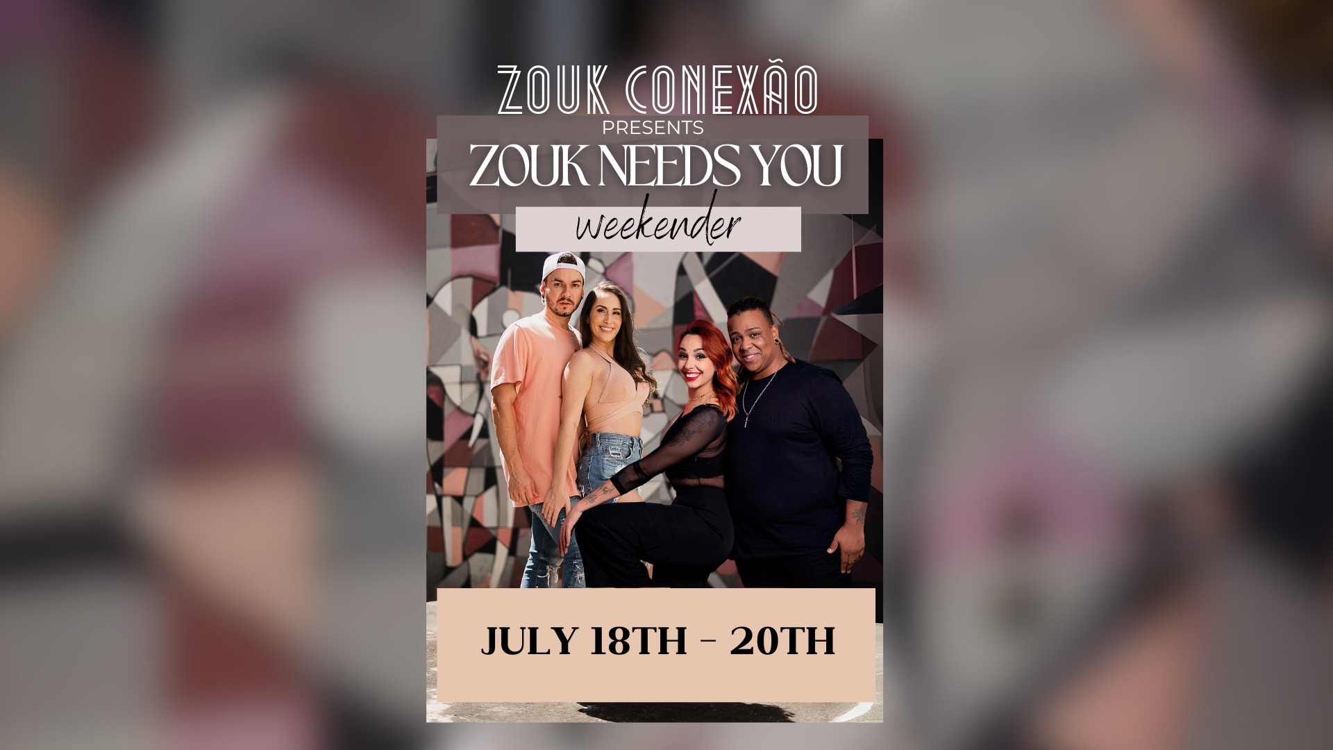 ZOUK NEEDS YOU weekender in Atlanta!!!