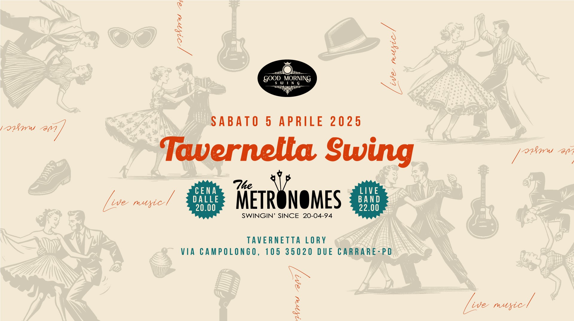 ๐ถTavernetta Swing ๐ถ Special Live Band ๐ถ
