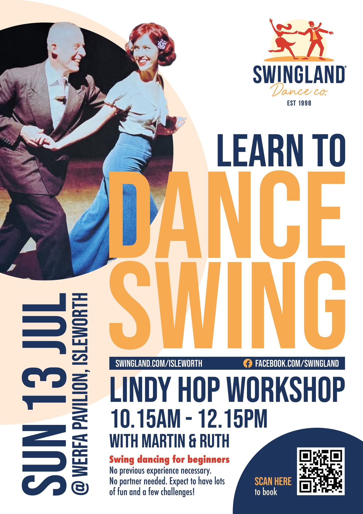 Workshop (Isleworth) - beginners swing dance (Lindy hop)