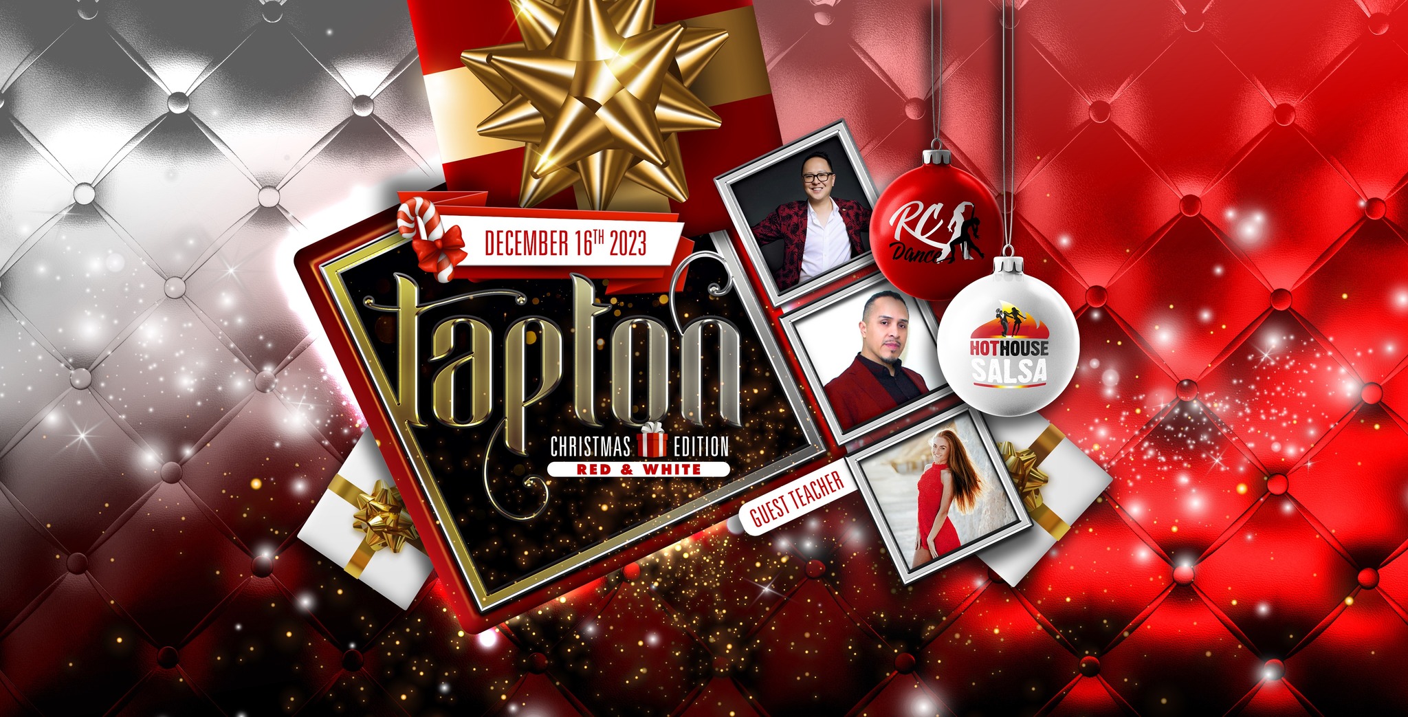 ☆ TAPTON 16TH DECEMBER - Festive Fiesta with Special Guest RASA ☆