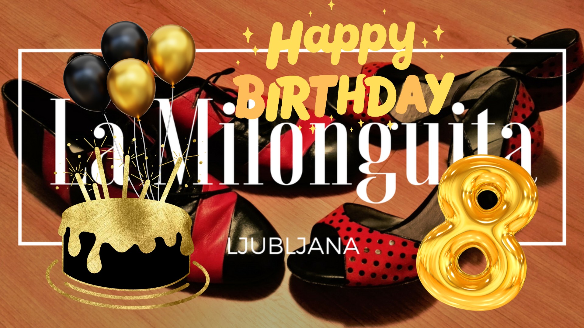 La Milonguita Ljubljana, 1.3.2025 - praznujemo 8. rojstni dan milonge!