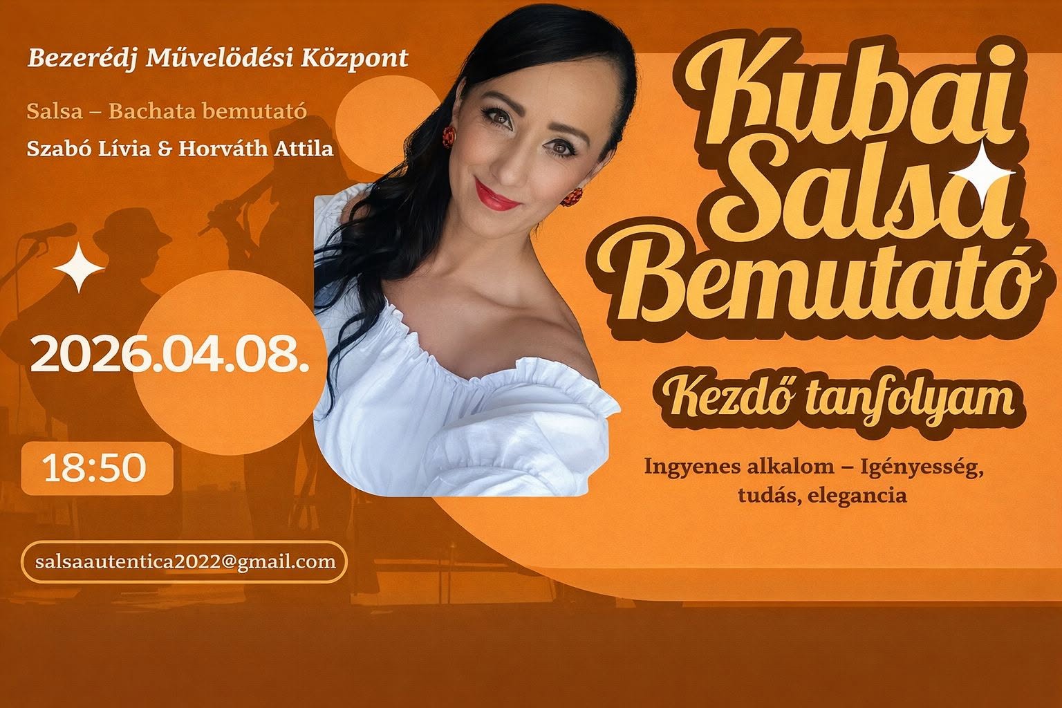 Kubai Salsa & Bachata Bemutató - Teljesen kezdő tanfolyam