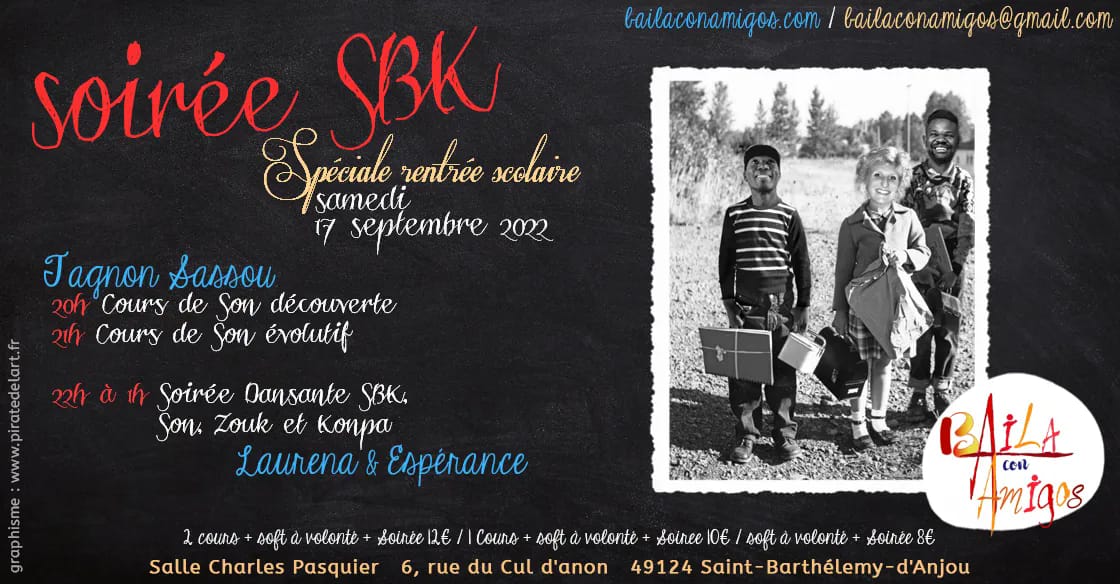 Soirée SBK de Baila Con Amigos Rentrée des classes