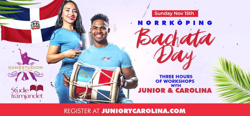 INSTÄLLT!!! Bachata Day with Junior y Carolina - Norrköping