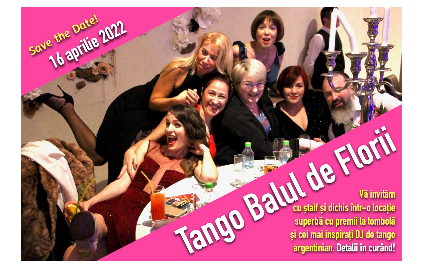Tango Balul de Florii, sâmbătă 16 apr. 2022