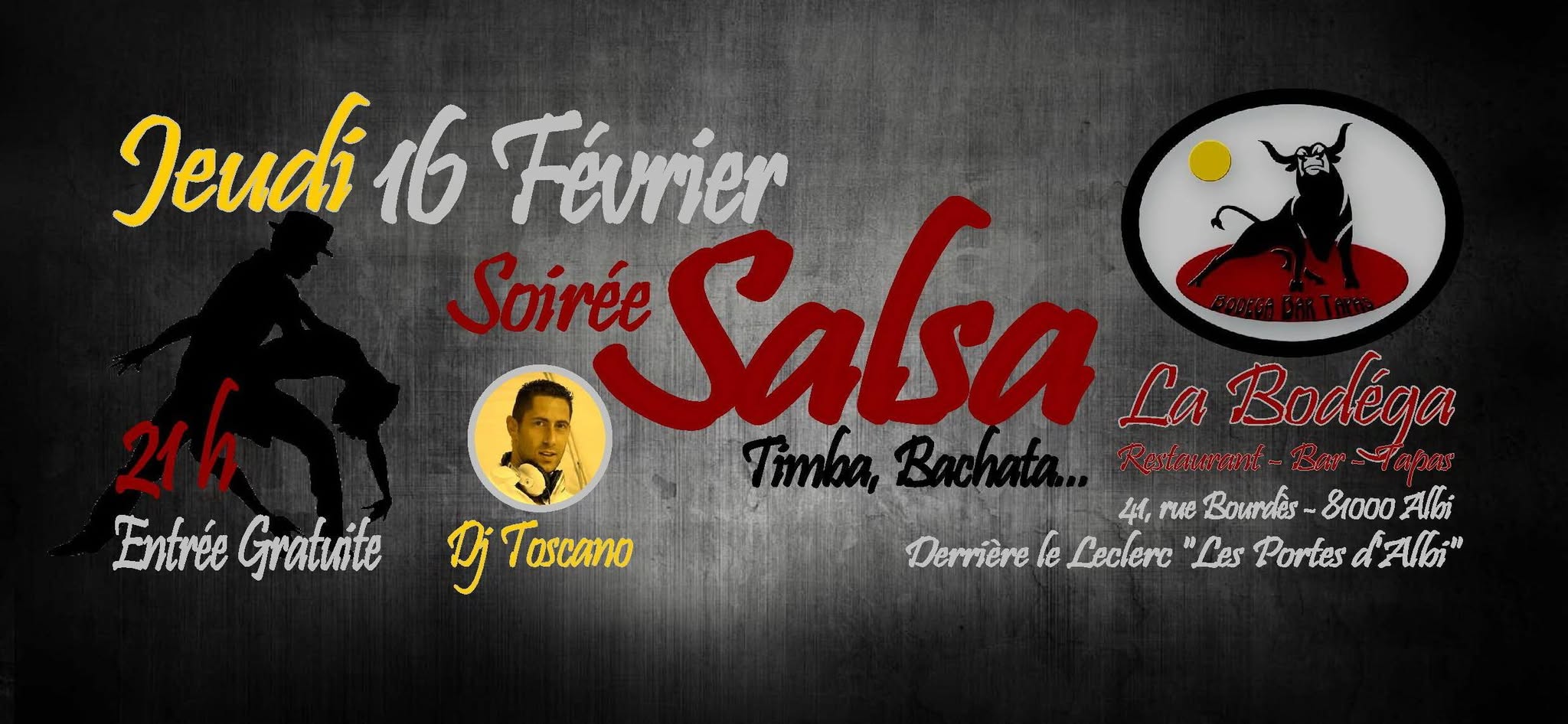 Soirée Salsa à La Bodéga à Albi