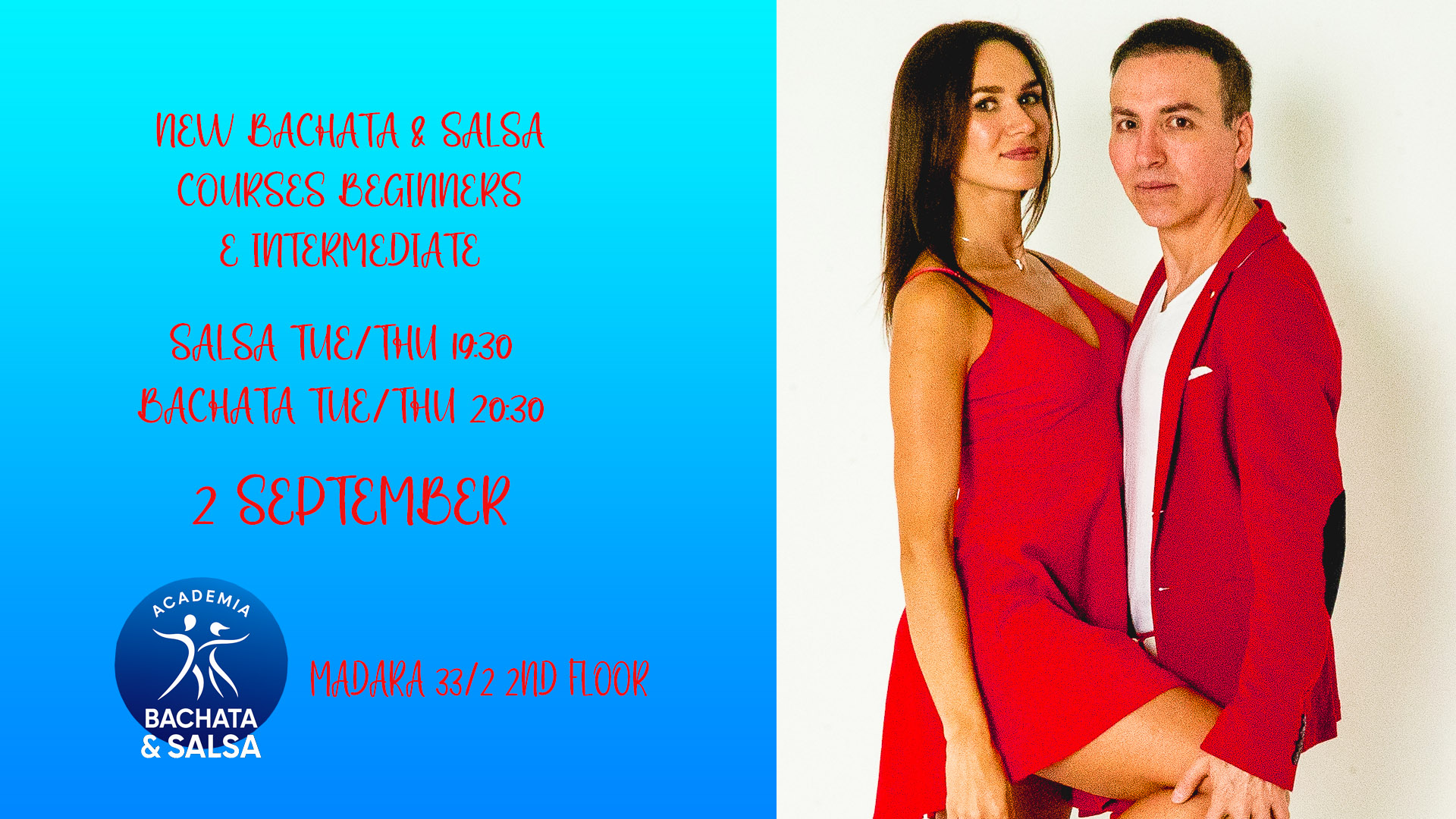 NEW Bachata Salsa Course for Beg Int
